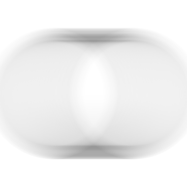 Şeffaf arkaplanda beyaz soyut şeklin dijital png çizimi. İzole görüntü, soyutlama ve şekil kavramı.