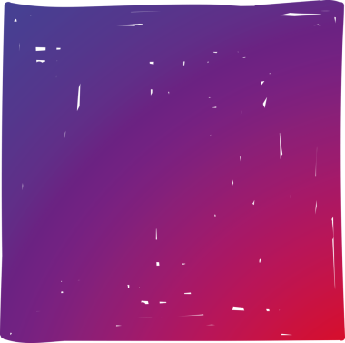 Şeffaf arkaplanda mavi ve kırmızı gradyan karenin dijital png çizimi. Ayrı resim, tasarım arkaplan ve maket.