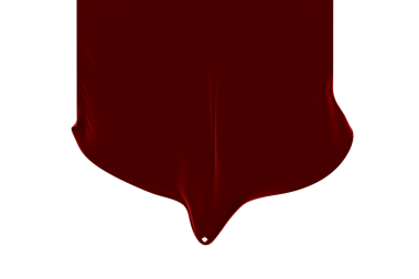 Şeffaf arkaplanda kırmızı şekilli dijital png çizimi. İzole edilmiş görüntü, soyut ve şekilli kavram.