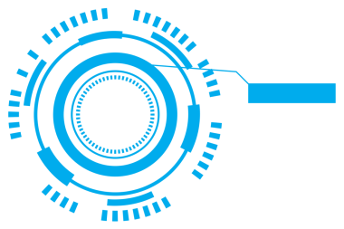 Şeffaf arkaplanda mavi dürbünlerin dijital png çizimi. Ayrı resim, renk, şekil ve veri işleme.