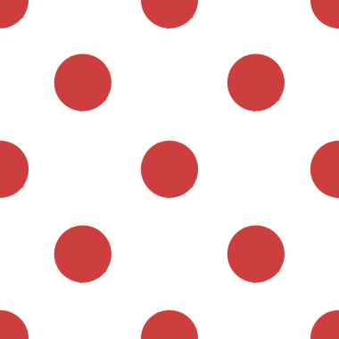 Şeffaf arkaplanda kırmızı nokta desenlerinin dijital png çizimi. Ayrı görüntü, renk ve tasarım arkaplanı.