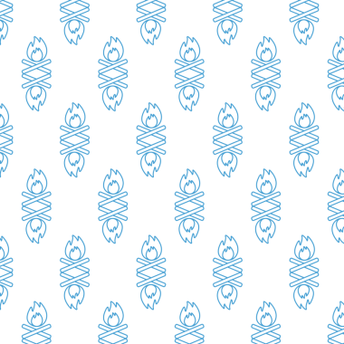 Şeffaf arkaplanda mavi yangın deseninin dijital png çizimi. İzole görüntü, kalıp ve şekil kavramı.