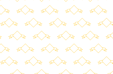 Saydam arkaplanda kopya alanı olan sarı rozetlerin dijital png çizimi. İzole görüntü, desen ve şekiller kavramı.