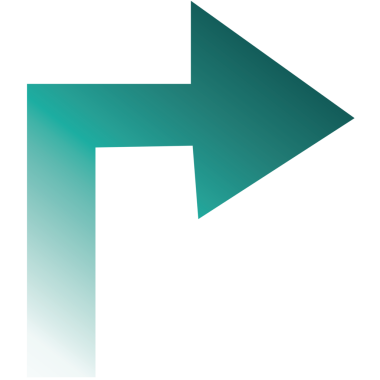 Şeffaf arkaplandaki büyük eğimli okun dijital png çizimi. İzole görüntü, yön ve rota.