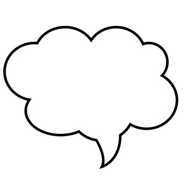 Şeffaf arkaplanda konuşma baloncuğunun dijital png çizimi. İzole görüntü, mesaj ve iletişim konsepti.