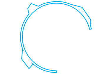 Şeffaf arkaplanda soyut şeklin dijital png çizimi. İzole görüntü, soyutlama ve şekil kavramı.