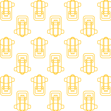 Şeffaf arkaplanda sarı desenli dijital png çizimi. İzole görüntü, desen, şekil ve sembol kavramı.