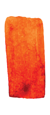 Şeffaf arkaplanda turuncu şeklin dijital png çizimi. İzole görüntü, şekiller ve kalıp kavramı.