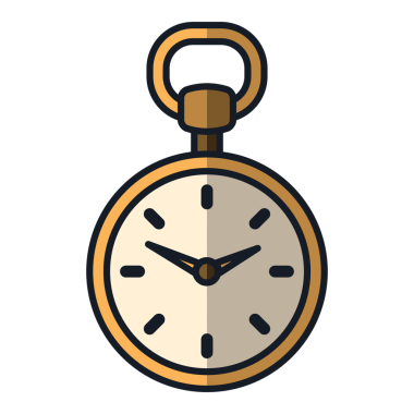 Şeffaf arkaplanda altının dijital png çizimi. İzole görüntü, ölçüm zamanı ve geçen zaman.