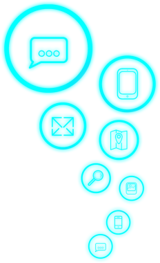 Şeffaf arkaplanda sosyal medya simgelerinin dijital png çizimi. İzole görüntü, sosyal medya ve iletişim.