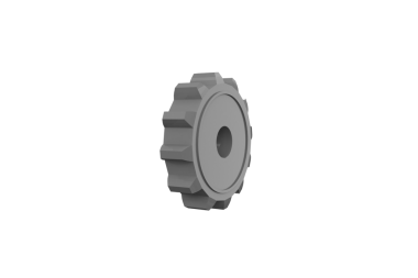 Şeffaf arkaplanda gri dişlinin dijital png çizimi. İzole görüntü, iş akışı ve sanayi konsepti.