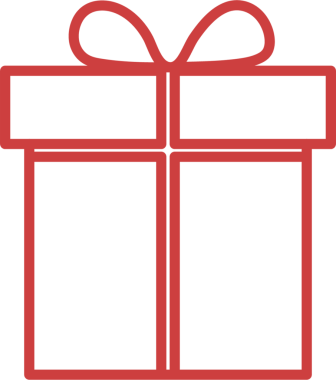 Şeffaf arkaplanda kırmızı rengin dijital png çizimi. İzole görüntü, şekiller ve parti konsepti.