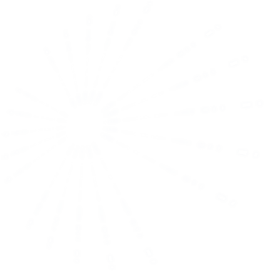 Şeffaf arkaplanda ışık noktalarının ve şekillerin dijital png çizimi. İzole görüntü, ışık ve şekiller konsepti.