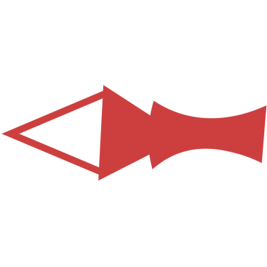 Saydam arkaplanda kopya alanı olan kırmızı okun dijital png çizimi. Ayrı görüntü, renk, şekil ve tasarım arkaplanı.