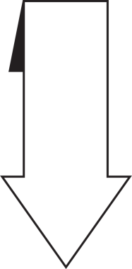 Şeffaf arkaplanda beyaz okun dijital png çizimi. İzole görüntü, yön ve şekiller kavramı.