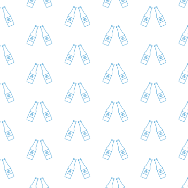 Şeffaf arkaplanda mavi desenlerin dijital png çizimi. İzole görüntü, desen, şekil ve sembol kavramı.