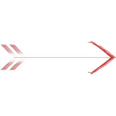 Şeffaf arkaplanda kırmızı okun dijital png çizimi. İzole görüntü, yönler ve büyüme konsepti.