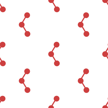 Şeffaf arkaplanda kırmızı desenlerin dijital png çizimi. İzole görüntü, desen, şekil ve sembol kavramı.