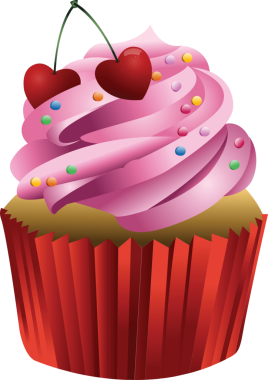 Şeffaf arkaplanda dekore edilmiş kekin dijital png çizimi. İzole görüntü, tatlılar ve pasta konsepti.