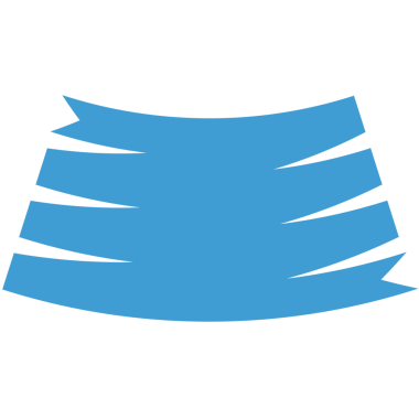 Şeffaf arkaplanda mavi soyut şeklin dijital png çizimi. İzole görüntü, soyutlama ve şekil kavramı.