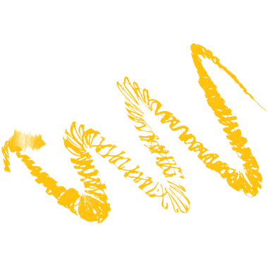 Şeffaf arkaplanda sarı desenli dijital png çizimi. Ayrı resim, tasarım arkaplan, maket.