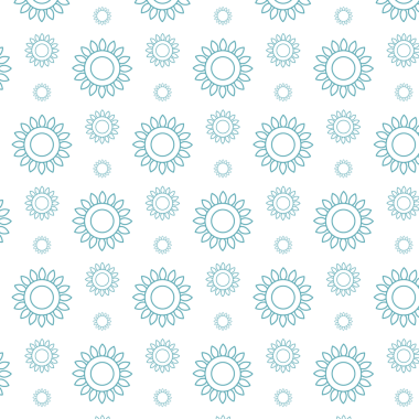 Saydam arkaplanda tekrarlanan yeşil şekillerin dijital png çizimi. İzole görüntü, kalıp ve şekil kavramı.