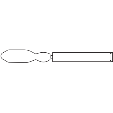 Şeffaf arkaplanda siyah keskinin dijital png çizimi. İzole görüntü, çalışma araçları, iş ve profesyonel.