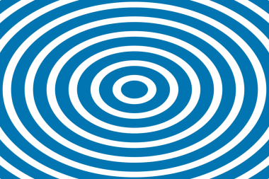 Şeffaf arkaplanda mavi soyut dairesel şeklin dijital png çizimi. İzole görüntü, soyutlama ve şekil kavramı.