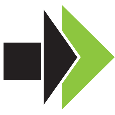 Şeffaf arkaplanda siyah ve yeşil okun dijital png çizimi. Ayrı görüntü, renk ve yön kavramı.