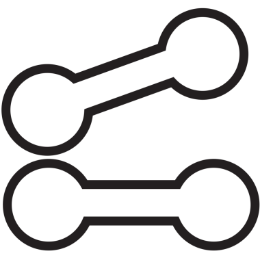 Şeffaf arkaplanda siyah ve beyaz soyut şekillerin dijital png çizimi. İzole görüntü, soyutlama ve şekil kavramı.