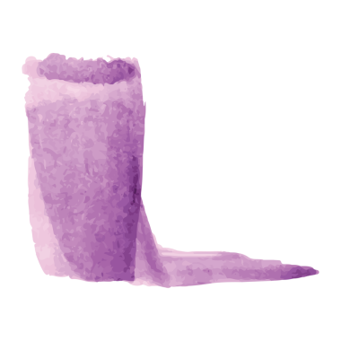 Şeffaf arkaplanda mor rengin dijital png çizimi. Ayrı resim, maket ve arkaplan.