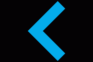 Şeffaf arkaplanda mavi okun dijital png çizimi. İzole görüntü, şekiller ve yön kavramı.