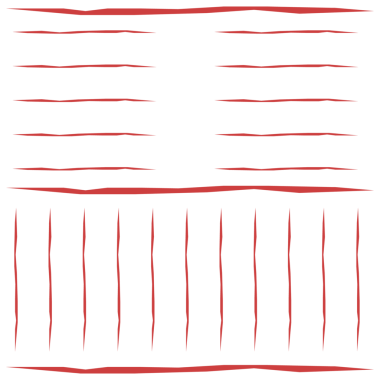 Şeffaf arkaplanda kırmızı desenlerin dijital png çizimi. İzole görüntü, desen, şekil ve sembol kavramı.