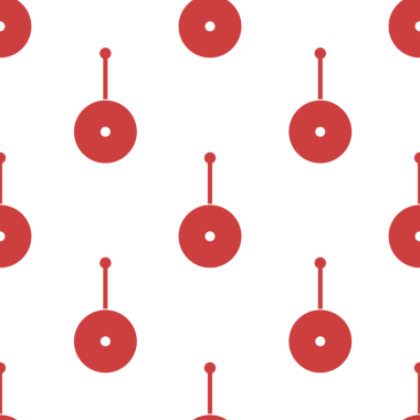 Şeffaf arkaplanda kırmızı desenlerin dijital png çizimi. İzole görüntü, desen, sembol ve şekil kavramı.