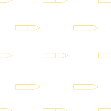 Şeffaf arkaplanda sarı desenli dijital png çizimi. İzole görüntü, desen, sembol ve şekil kavramı.
