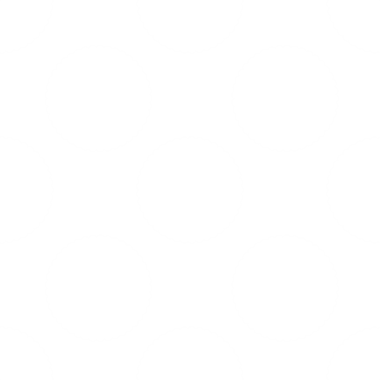 Şeffaf arkaplanda beyaz çember deseninin dijital png çizimi. İzole görüntü, kalıp ve şekil kavramı.