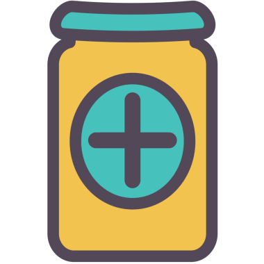 Şeffaf arka planda bulunan bir kutu hapın dijital png çizimi. İzole görüntü, şekiller ve tıp konsepti.