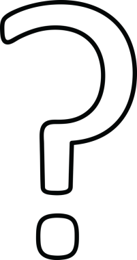 Şeffaf arkaplanda büyük siyah soru işaretinin dijital png çizimi. İzole görüntü, soru ve sorgu..
