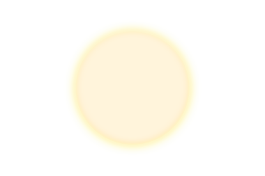 Şeffaf arkaplanda sarı soyut dairesel şeklin dijital png çizimi. İzole görüntü, soyutlama ve şekil kavramı.