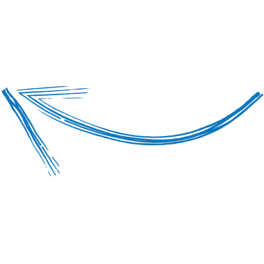 Şeffaf arkaplanda mavi sol okun dijital png çizimi. İzole görüntü, yön ve rota.
