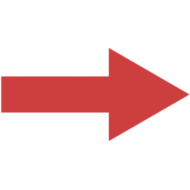 Şeffaf arkaplanda kırmızı okun dijital png çizimi. Ayrı görüntü, renk, şekil ve yön.