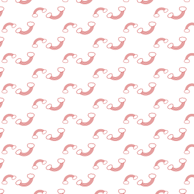 Şeffaf arkaplanda kırmızı desenlerin dijital png çizimi. İzole görüntü, kalıp ve şekil kavramı.