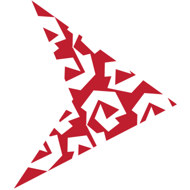 Saydam arkaplanda beyaz desenli kırmızı okun dijital png çizimi. Ayrı görüntü, oklar, şekiller ve yönler.