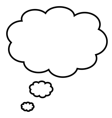 Şeffaf arkaplanda beyaz konuşma baloncuğunun dijital png çizimi. İzole görüntü, iletişim ve bilgi.