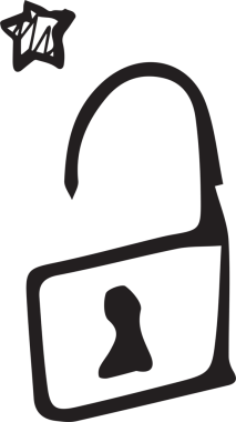 Şeffaf arkaplanda asma kilit sembolünün dijital png çizimi. İzole görüntü, güvenlik ve sembol kavramı.