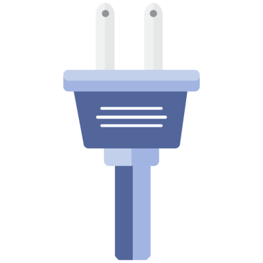 Şeffaf arkaplanda elektrik prizinin dijital png çizimi. Ayrı görüntü, elektronik, enerji ve şekil kavramı.