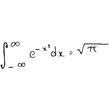 Şeffaf arkaplan üzerinde matematiksel formülün dijital png illüstrasyonu. İzole imaj, eğitim ve öğrenme kavramı.