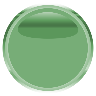 Saydam arkaplanda kopyalama alanı olan yeşil dairenin dijital png çizimi. İzole görüntü, renk ve yazma kavramı.