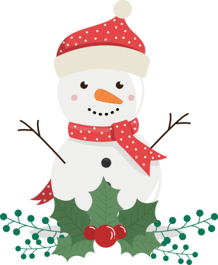 Şeffaf arkaplanda noel dekorasyonunun dijital png çizimi. İzole imaj, Noel, gelenek ve kutlama.