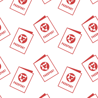 Şeffaf arkaplanda kırmızı desenlerin dijital png çizimi. İzole görüntü, desen, şekil ve sembol kavramı.